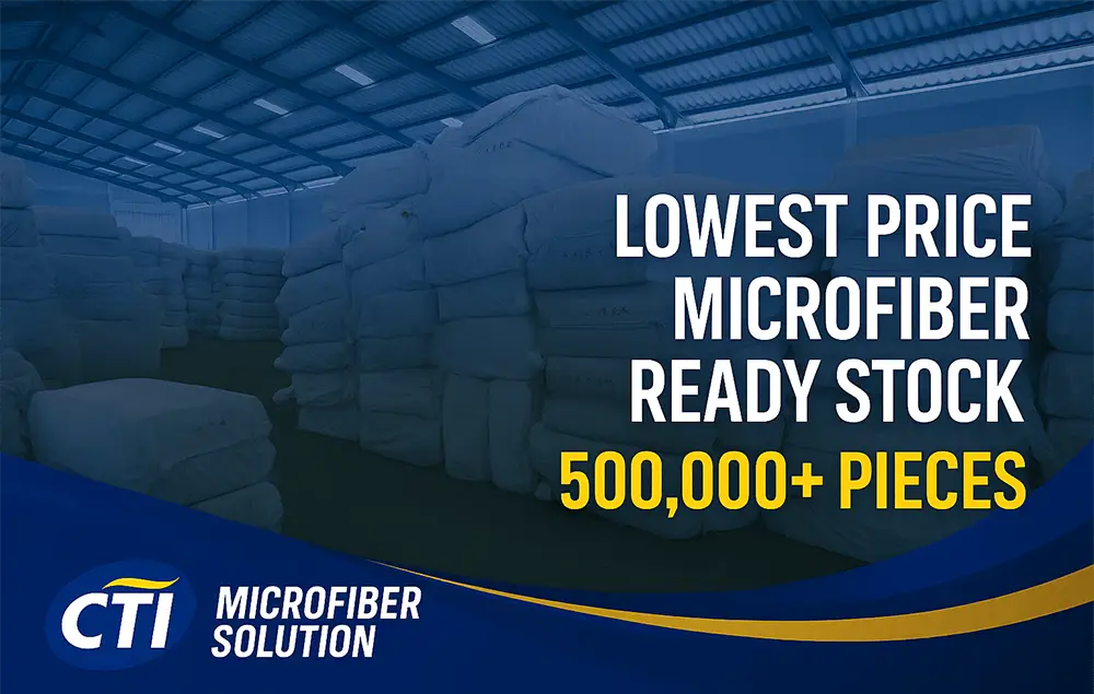 ผ้าไมโครไฟเบอร์ราคาต่ำที่สุด มีสต็อกพร้อมส่ง มากกว่า 500,000 ชิ้น